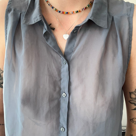 Gray Top / Blouse | Bern