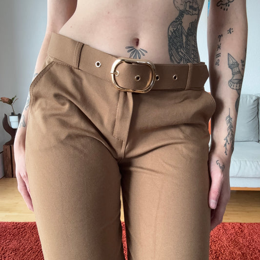 Brown Pants with Belt | Bern