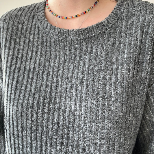 Gray Knit Sweater