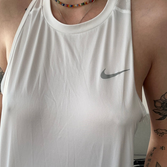 White Nike Top