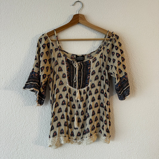 Beige, Blue and Pink Shirt | Bern