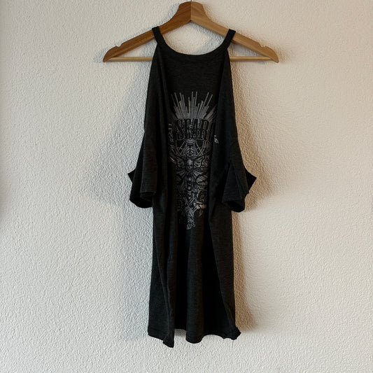 Chemise grise avec imprimé blanc sur le devant | Bern