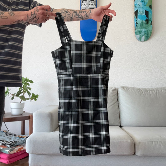 Black Dress with White stripes | Bern