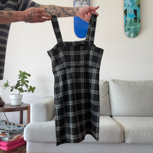 Black Dress with White stripes | Bern