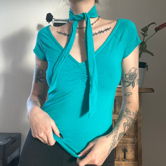 Y2K Turquoise Vintage Shirt | Bern