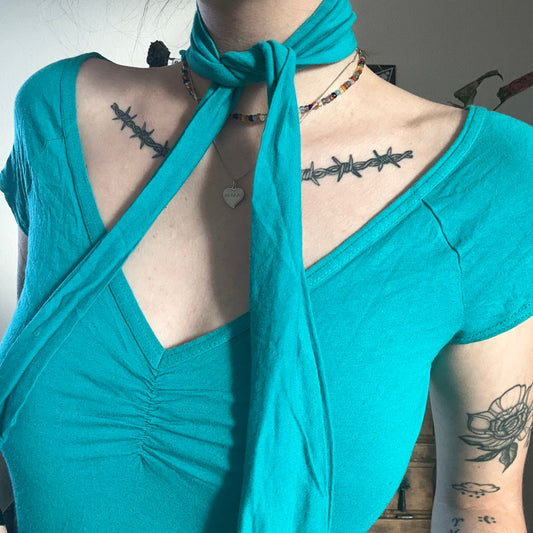 Y2K Turquoise Vintage Shirt | Bern