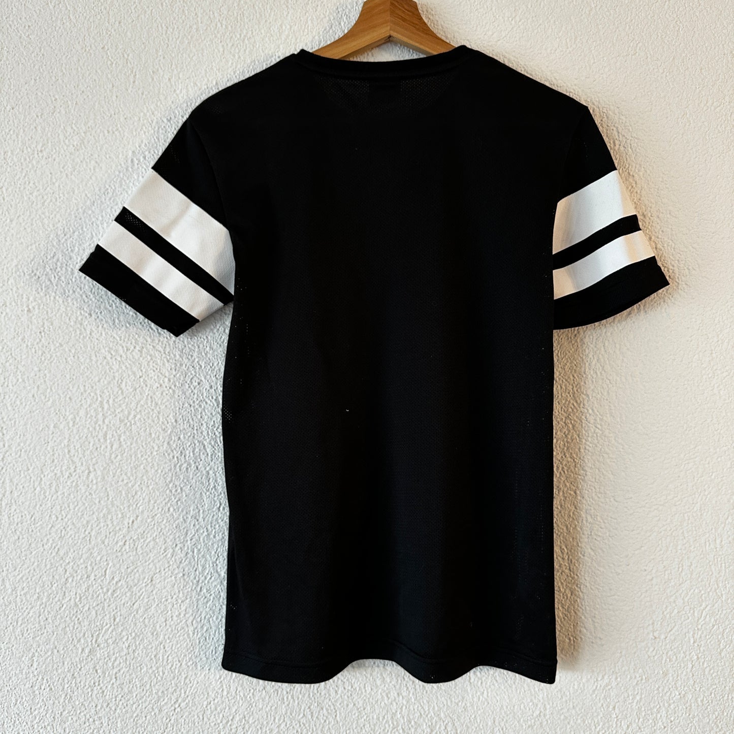 Black Shirt with white print