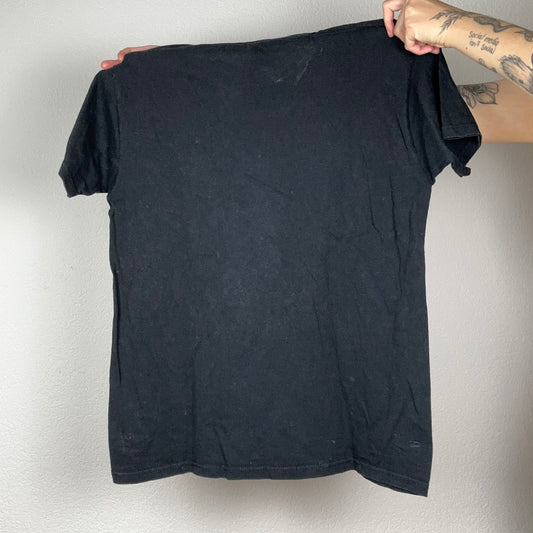 Schwarzes Shirt mit Frontprint | Bern