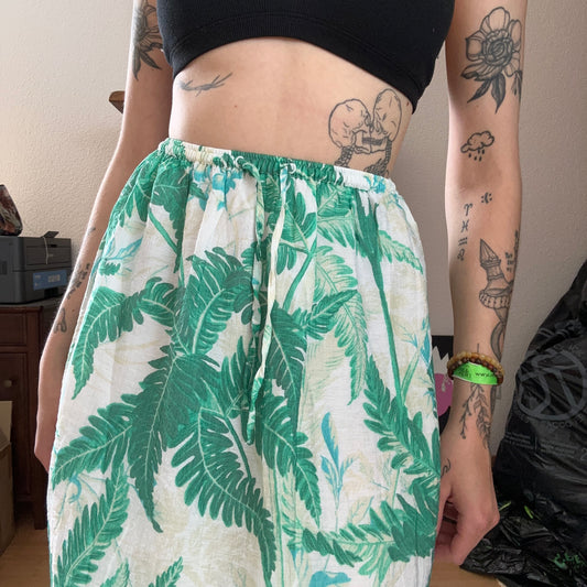 White and Green Skirt | Bern