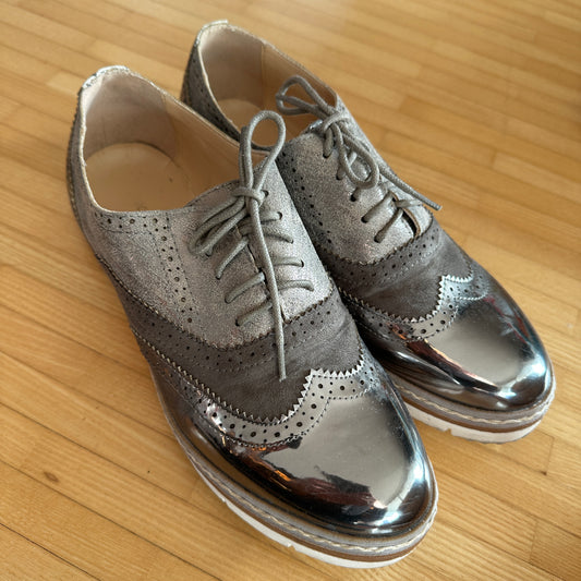 Silver and Gray Shoes | Bern