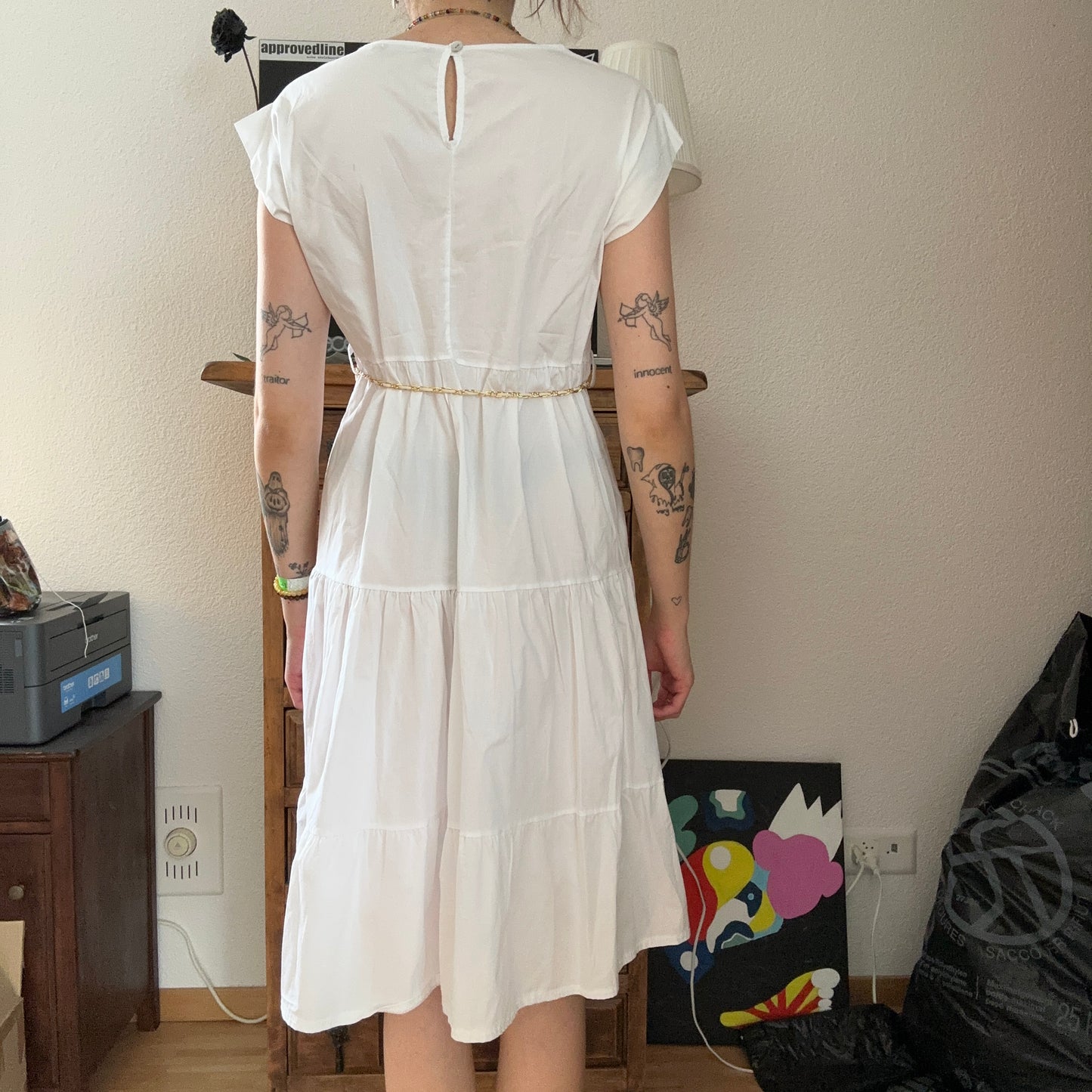 White Midi Dress | Bern