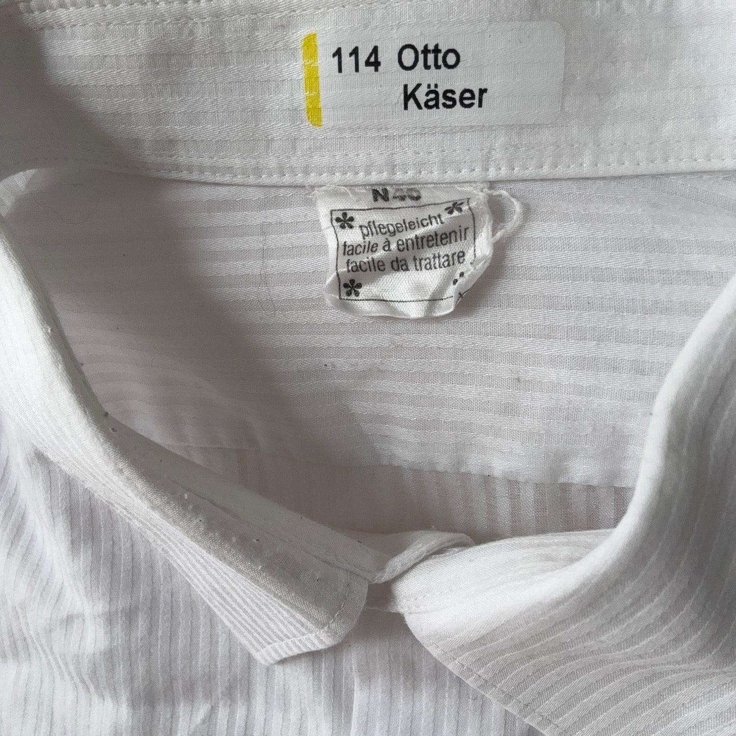 White Blouse with white Stripes | Bern