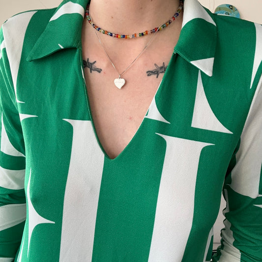 Green and white Longsleeve | Bern