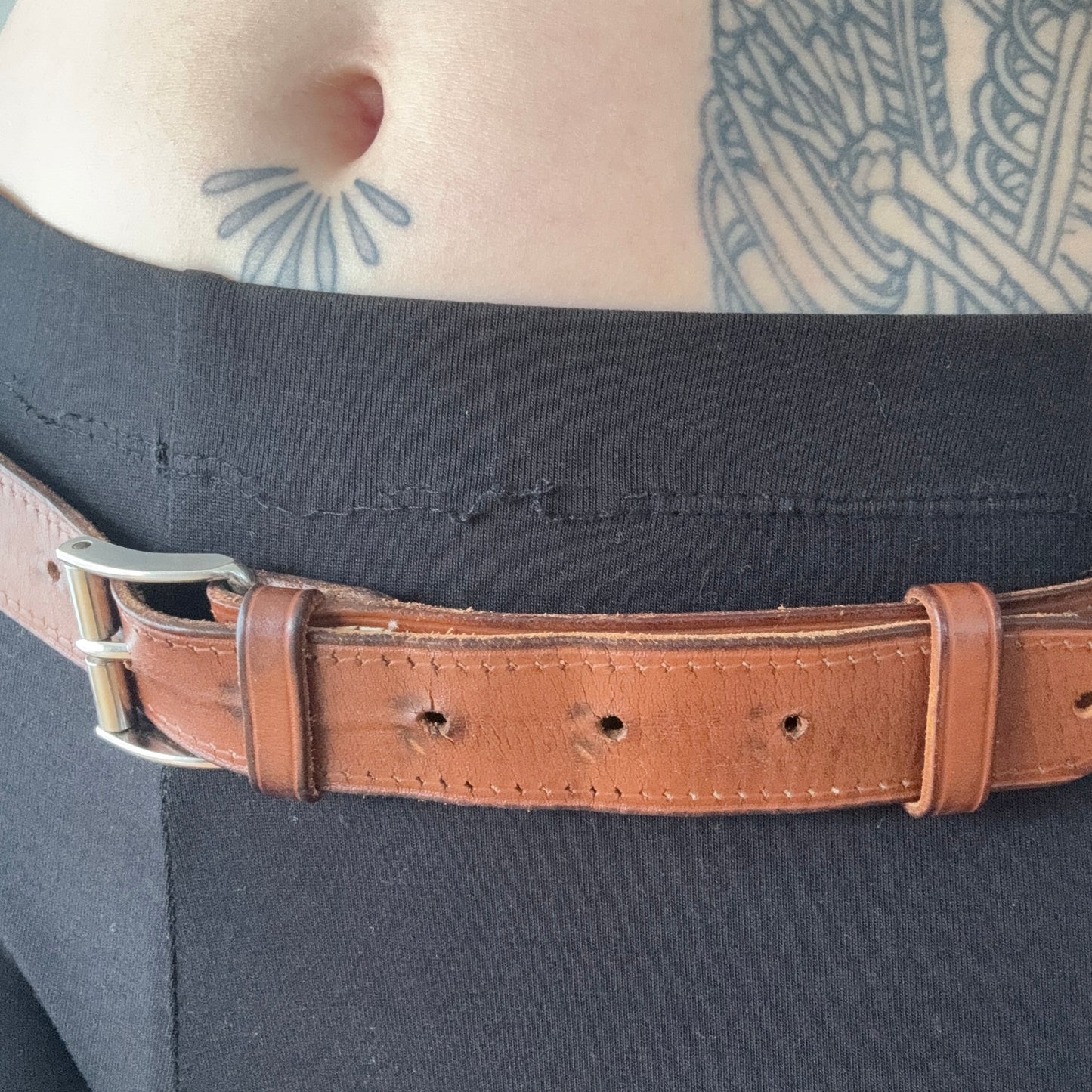 Brown Leather Belt