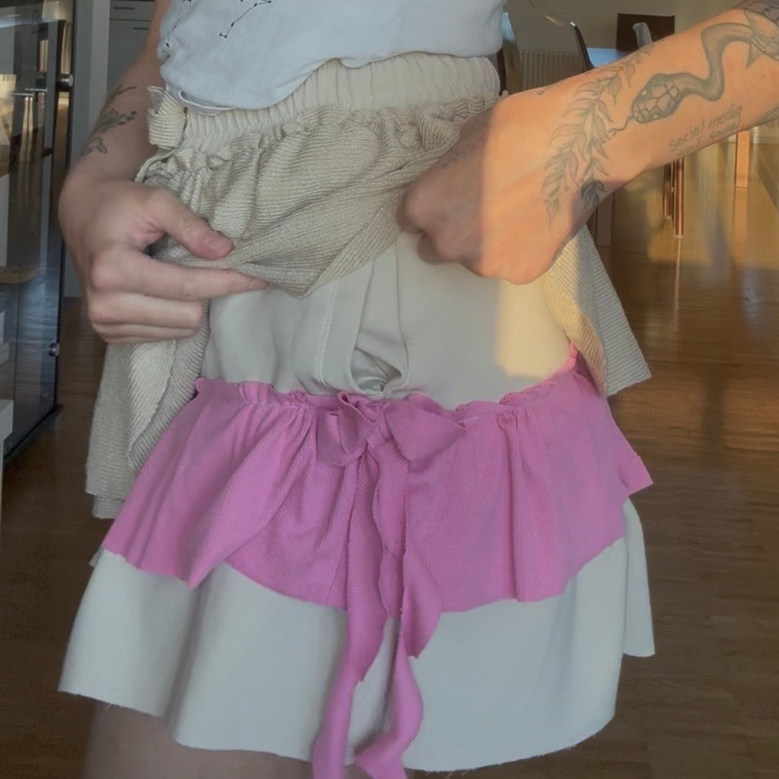 Whimsical Barbie Upcycled Skirt
