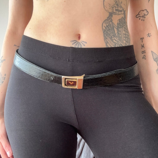 Black Belt with golden details