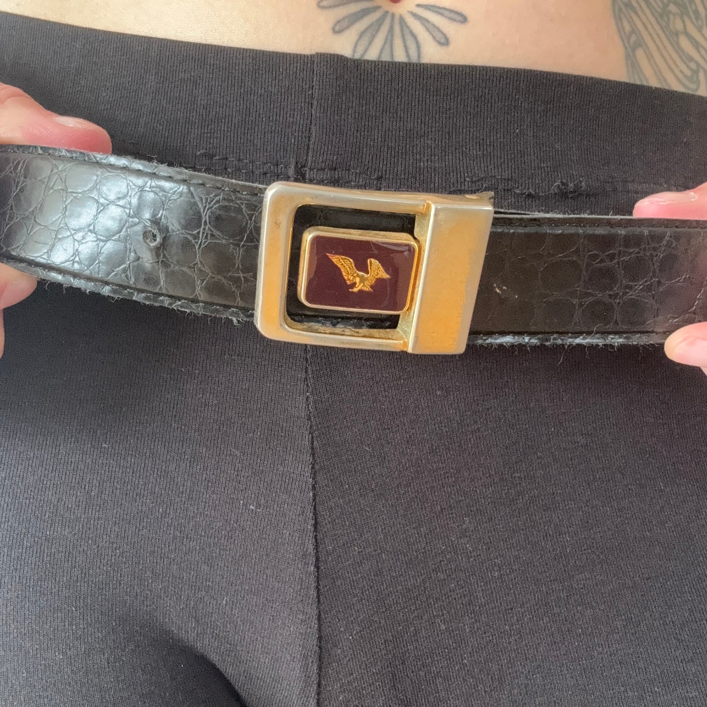 Black Belt with golden details