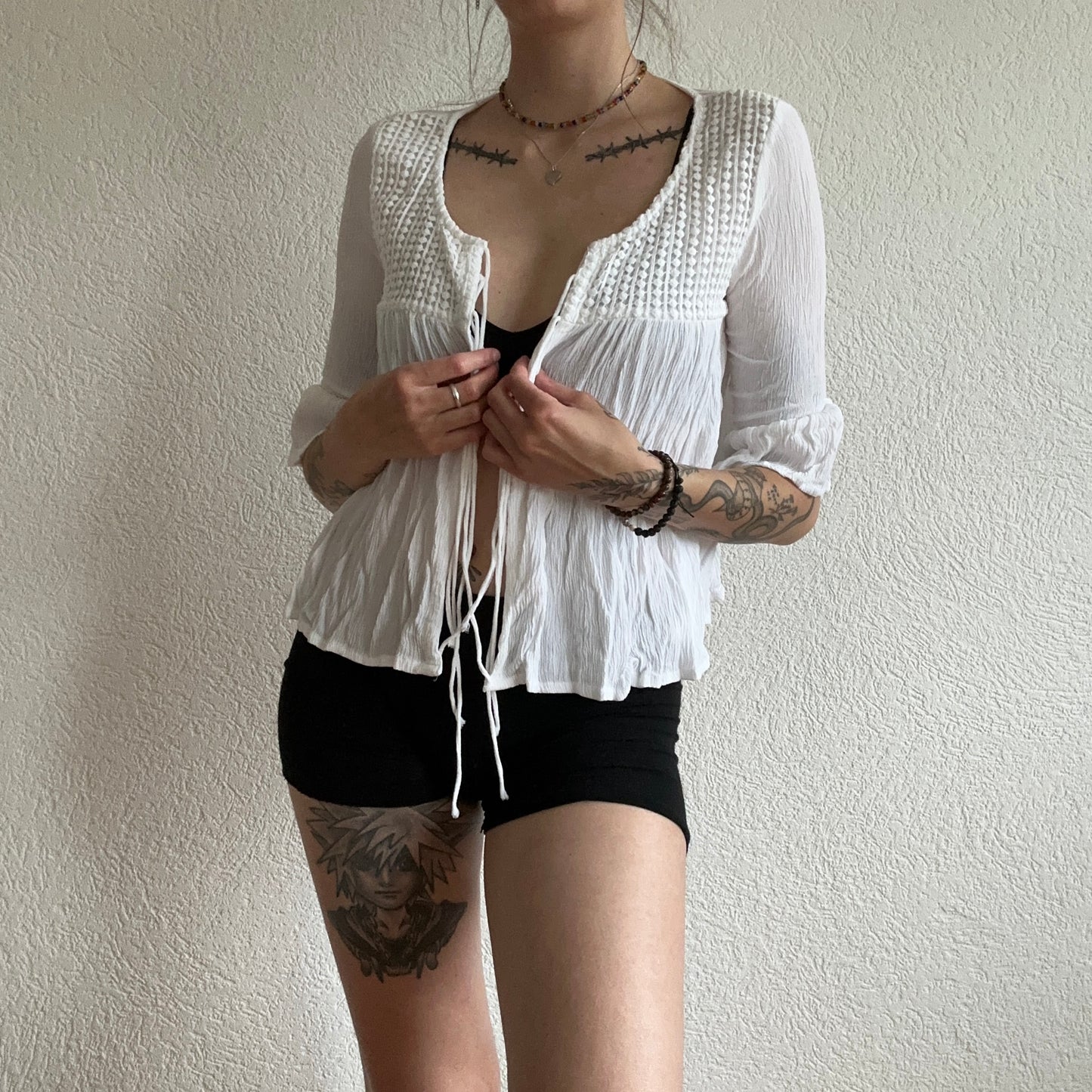 Weiße Bluse