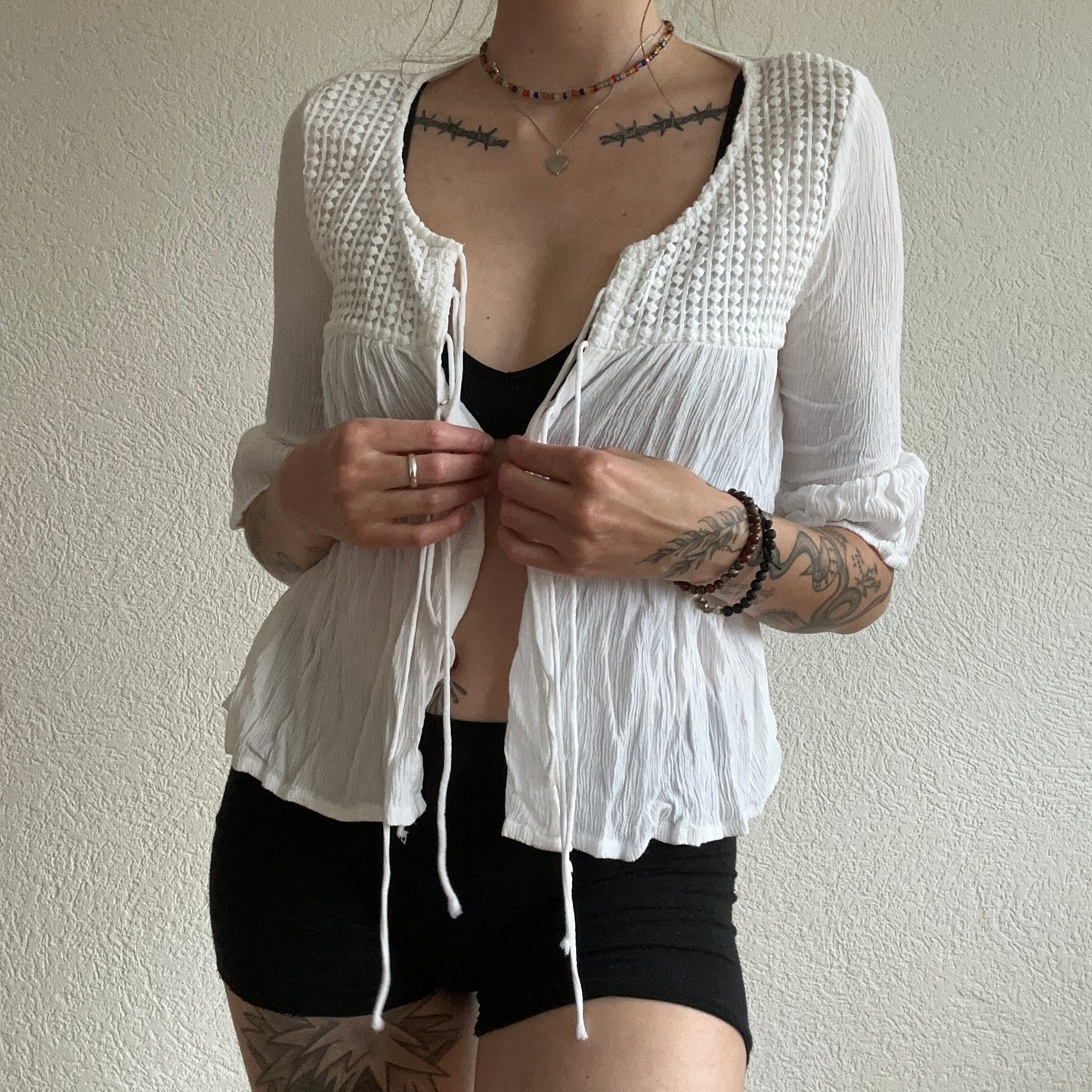 Weiße Bluse