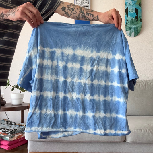 Blue Shirt with cute animal Print in the front