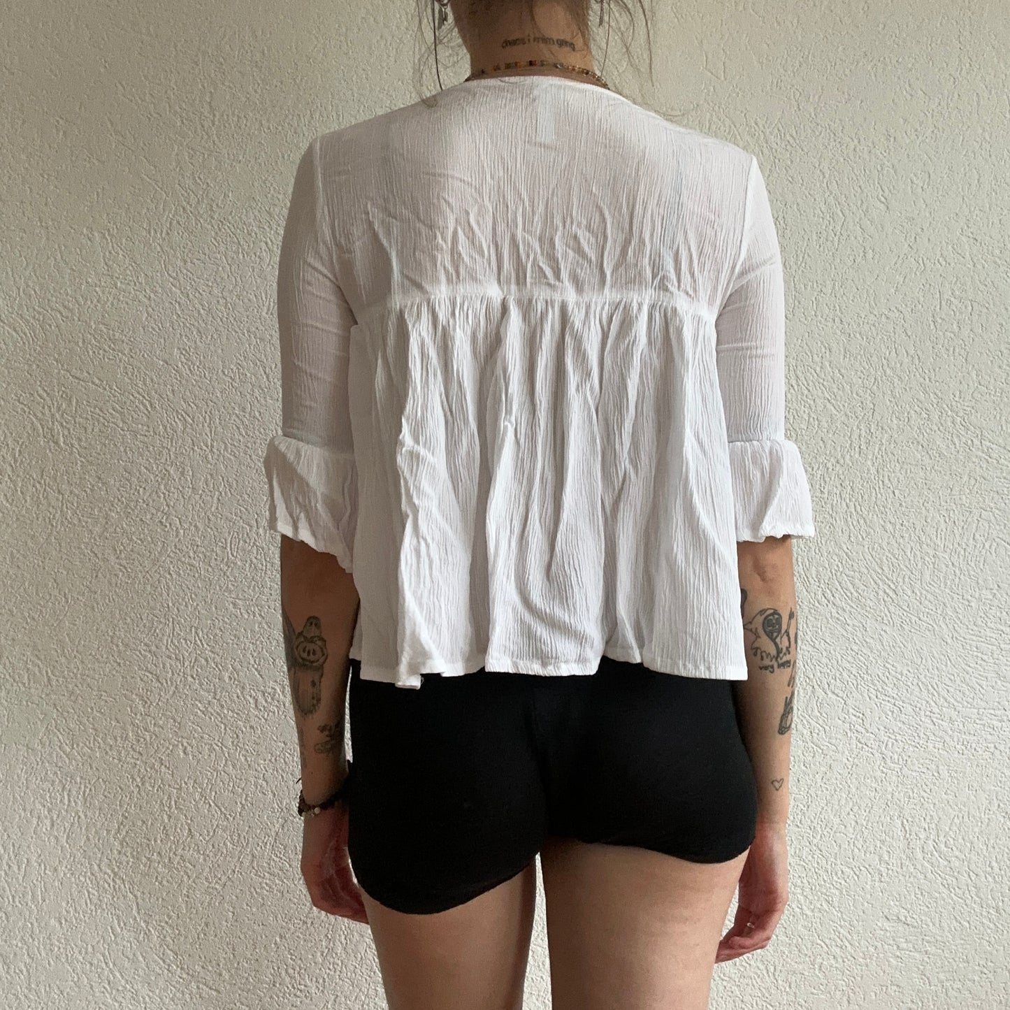 Weiße Bluse