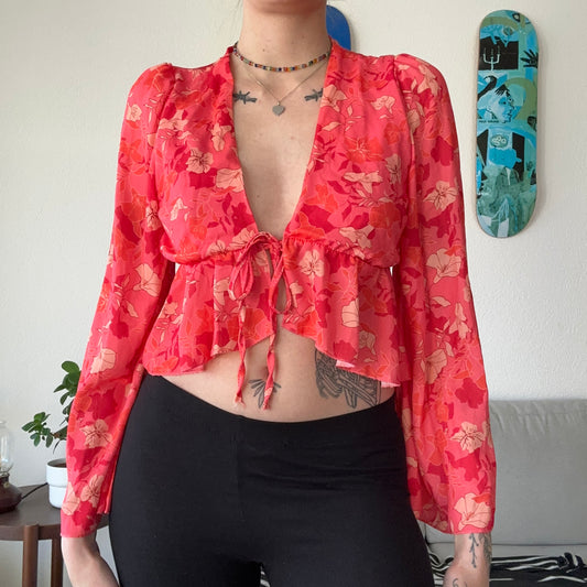 Rot/Rosa Bluse | Bern