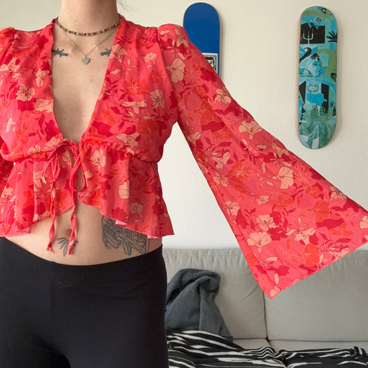 Red/Pink Blouse | Bern