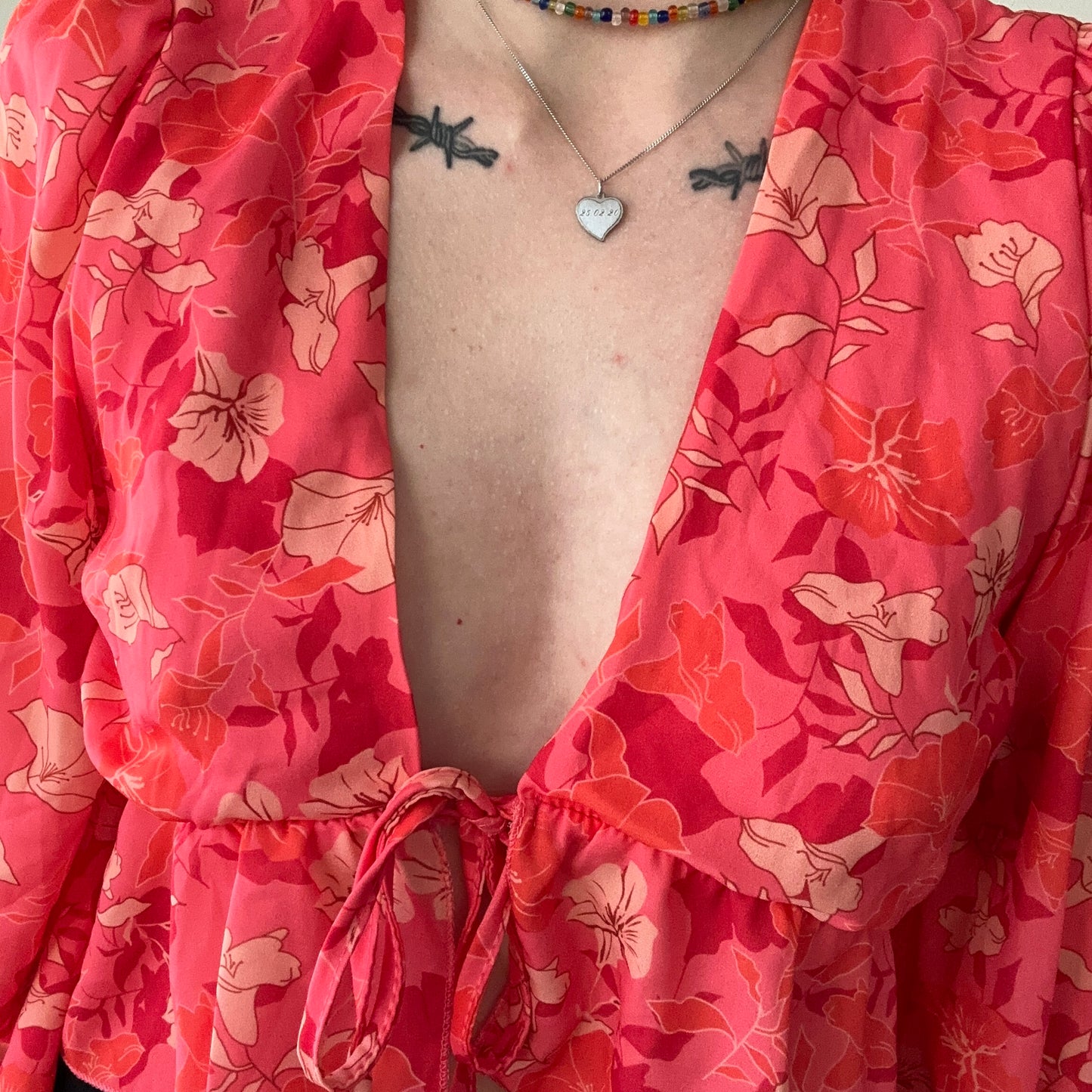 Red/Pink Blouse | Bern