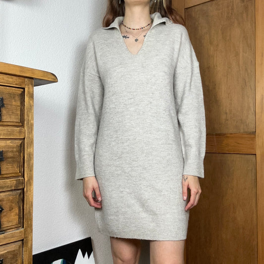 Beige Knit Dress | Bern