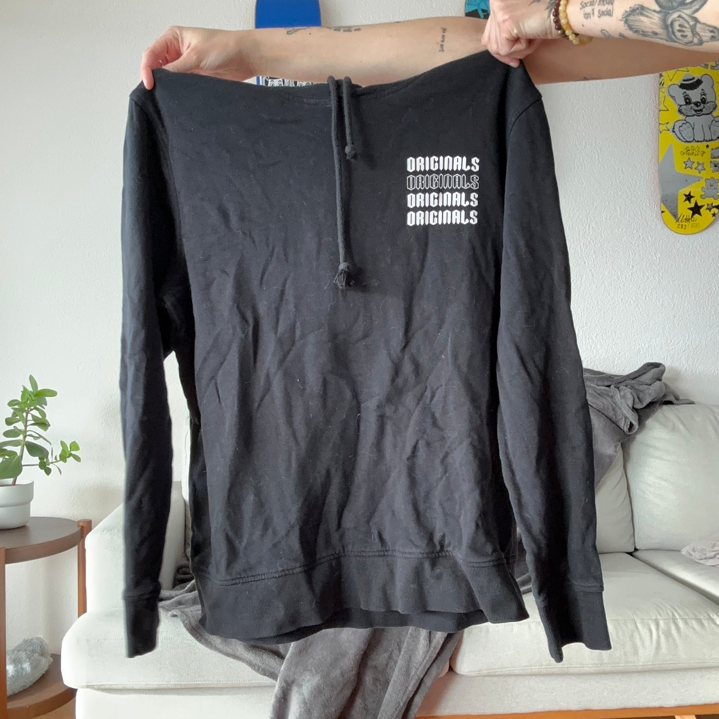 Black Hoodie with backprint | Bern