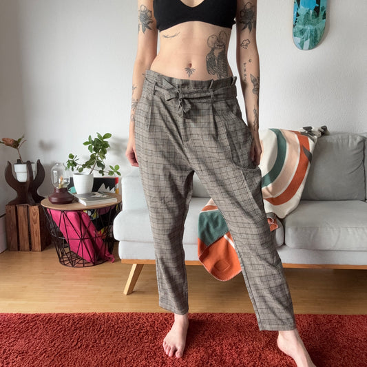 Beige Pants with brown and beige stripes | Bern