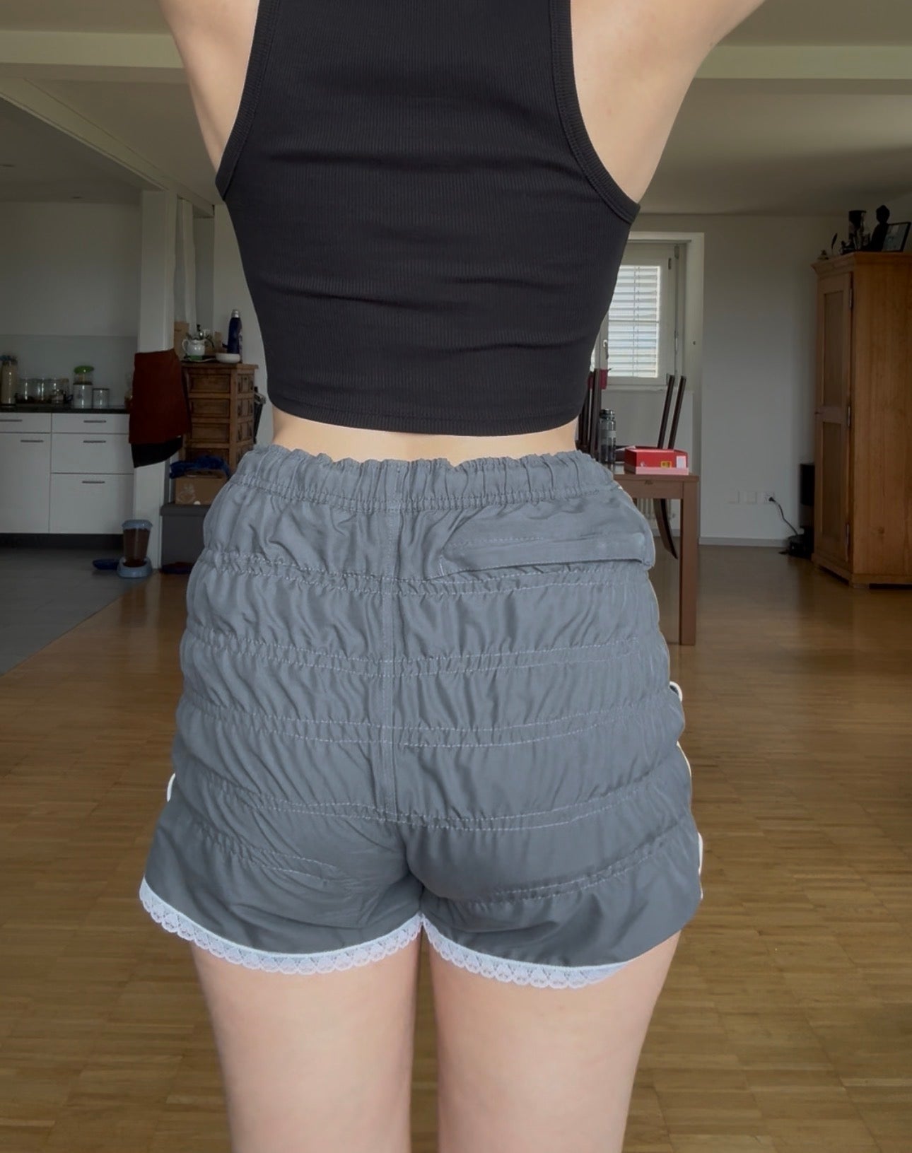Nike Shorts mit Spitzendetails