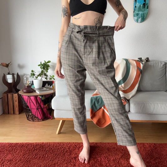 Beige Pants with brown and beige stripes | Bern