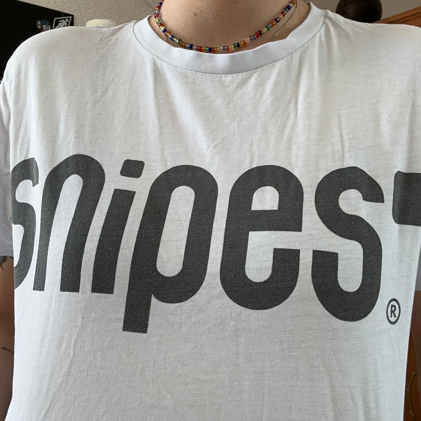 White cropped Snipes Shirt  | Neuenegg