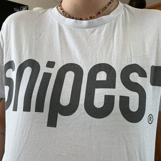 White cropped Snipes Shirt | Bern