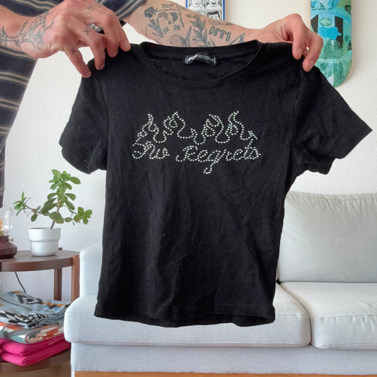 Black cropped Shirt | Bern