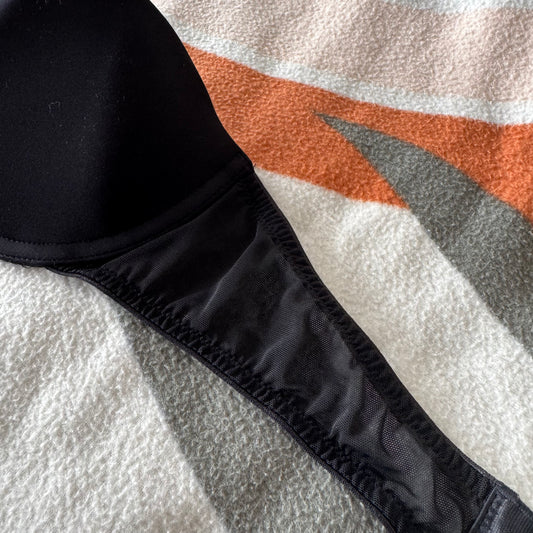 Black Strapless Bra
