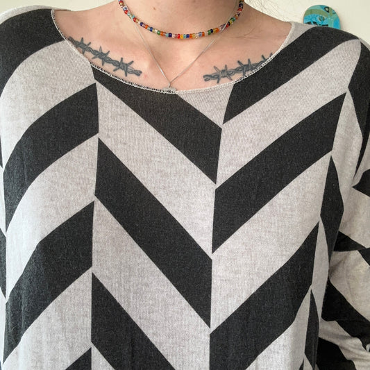 Black and white striped Longsleeve | Bern