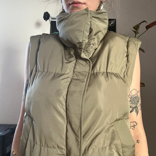 Green Puffer Vest