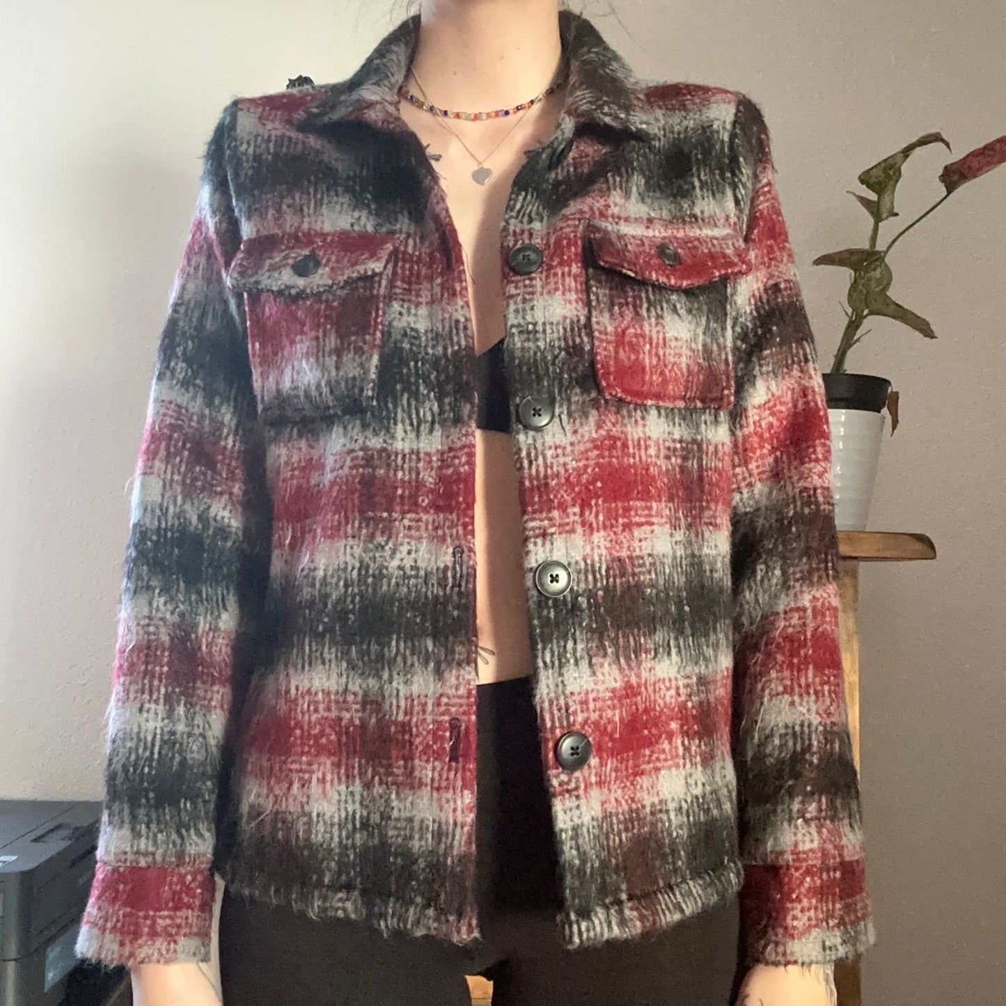 Red Black anf Gray Jacket | Bern