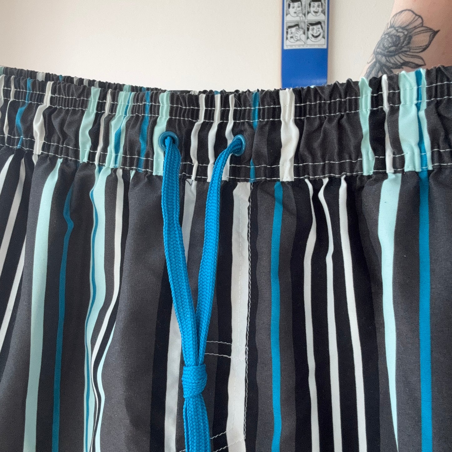 Black, White, Blue and Gray Trunks | Bern