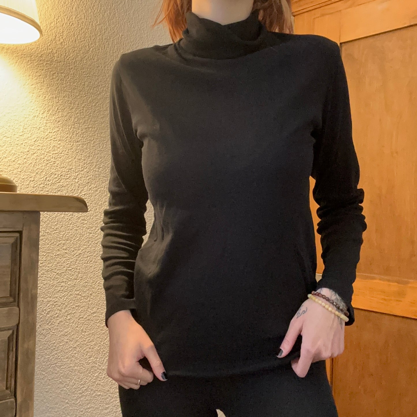 Black Turtleneck Longsleeve | Bern