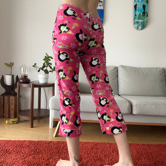 Pink Comfy Pants with Penguins | Bern