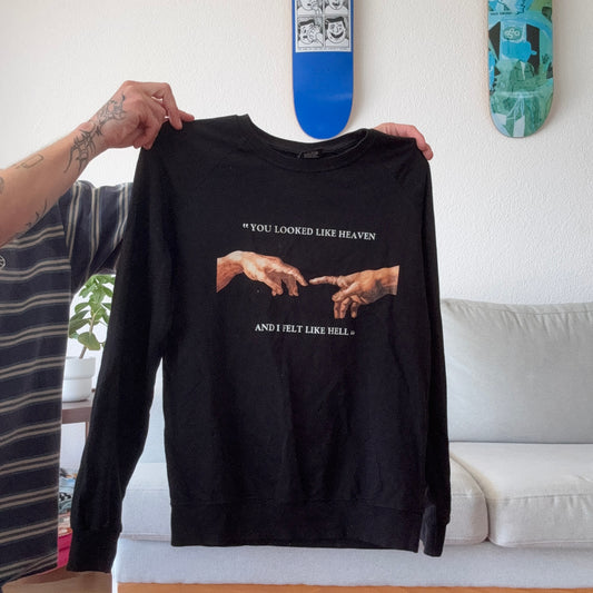 Black Longsleeve with Front Print