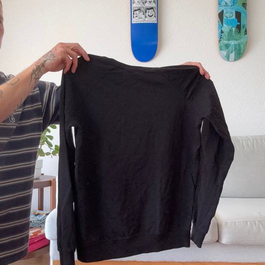 Black Longsleeve with Front Print