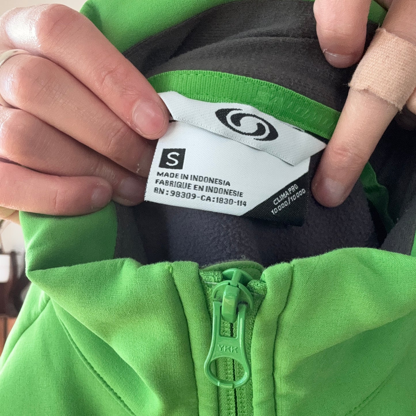 Green Salomon Jacket | Bern