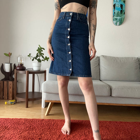 Blue Midi Jeans Skirt | Bern