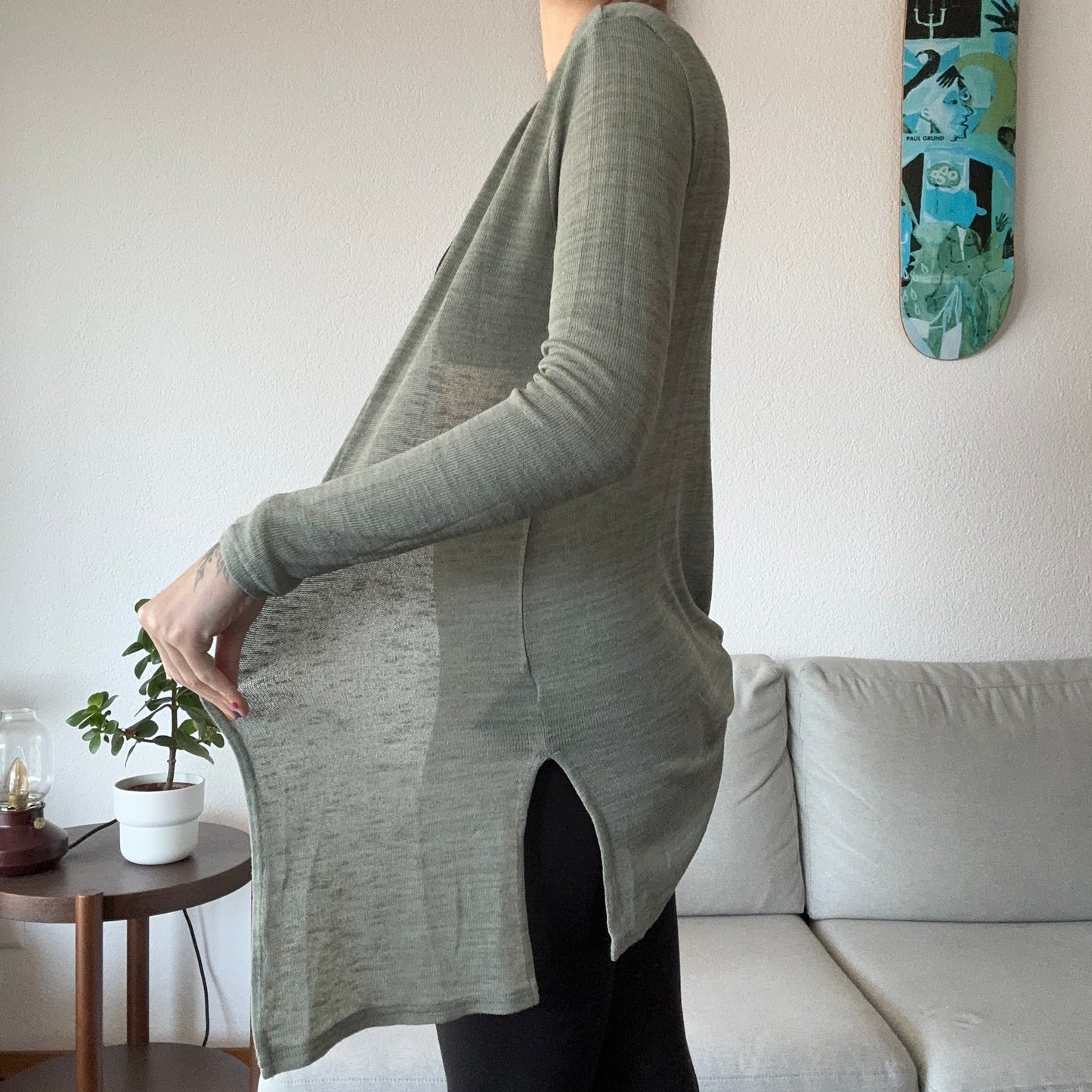 Green Cardigan