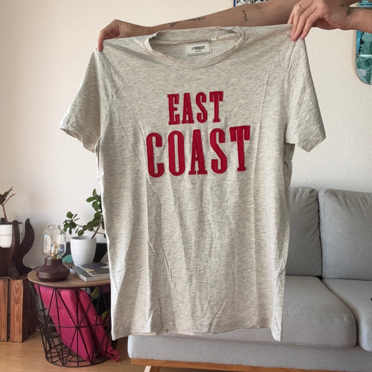 Gray Shirt with red Print