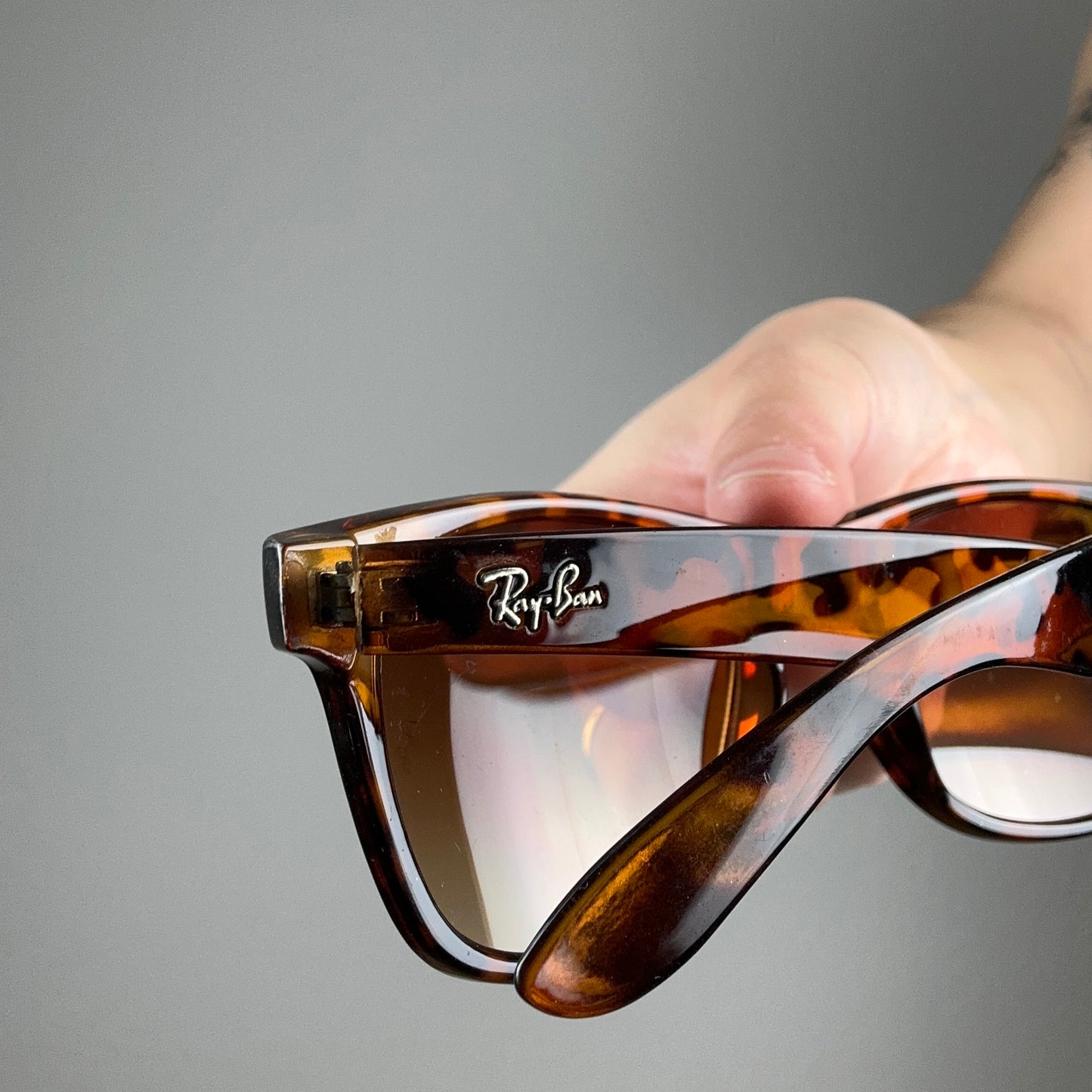 Lunettes de soleil Ray Ban marron